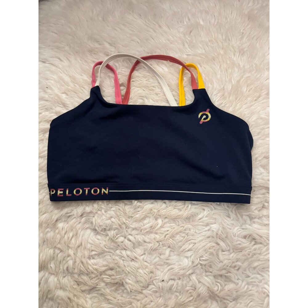 Peloton Cadent Womens Sports Bra Plus Size 3X Strappy Cross Back